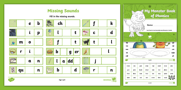Phonics　Monster　Activity　Book　My　Revision　Booklet　KS2　of