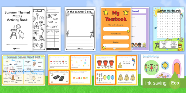 KS1 Summer End of Year Activities Pack (teacher made)