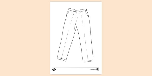 FREE! - Waterproof Trousers Colouring Sheet | Colouring Sheets