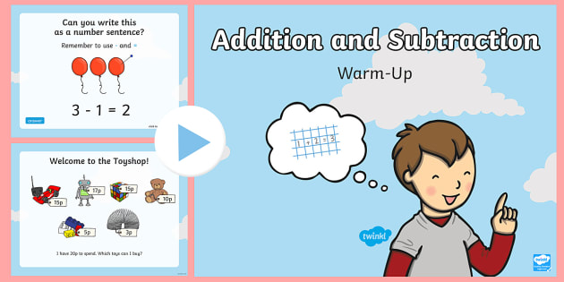 Year 1 Addition And Subtraction Maths Warm-Up PowerPoint