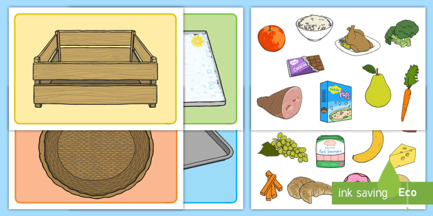 Visual Food Group Sorting Activity Mat Food Group Sorting Activity