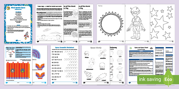 Space Day Activity Pack (teacher Made)