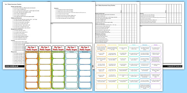 Year 1 Maths Assessment Pack (teacher made)