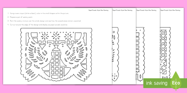 Day of the Dead Papel Picado Paper Craft - day of the dead, dia