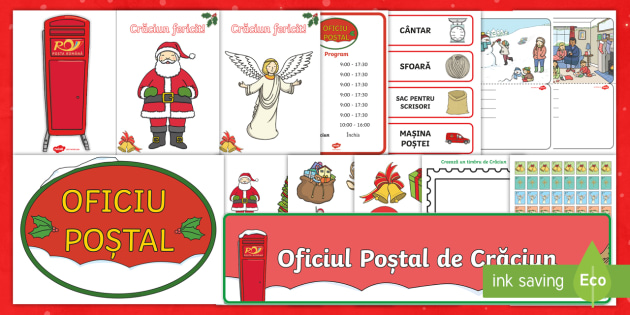 Joc de rol: Oficiul Poștal de Crăciun Pachet cu resurse