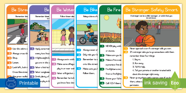 Child Safety Posters Be Safety Smart South Africa