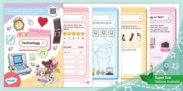 Technology Activity Booklet (Ages 5 - 7)