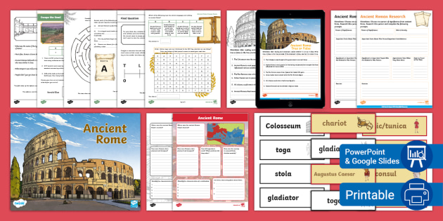 Awesome Set Of Ancient Rome Timeline Activities For Your Middle School