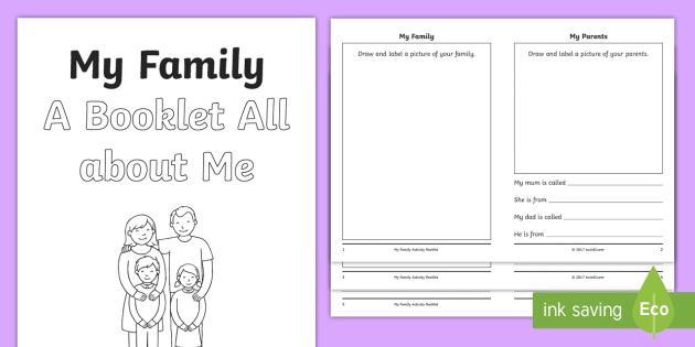 My Family Activity Booklet my-family-activity-booklet