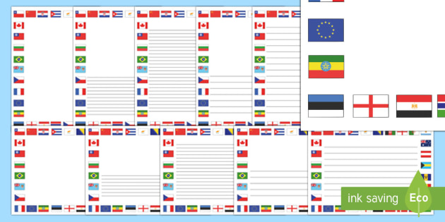 World Flag Borders