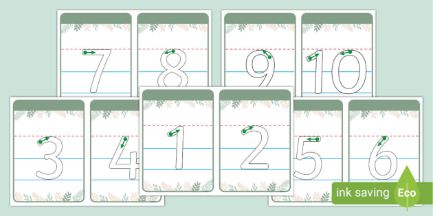 Road-Themed Number Formation (Teacher-Made) - Twinkl