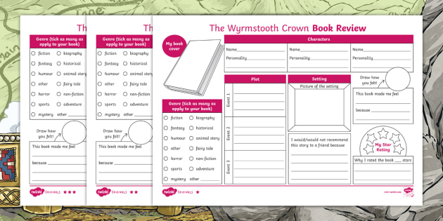 differentiated book reviews ks2