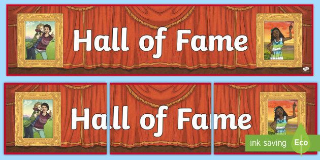 Hall Of Fame Display Banner Teacher Made
