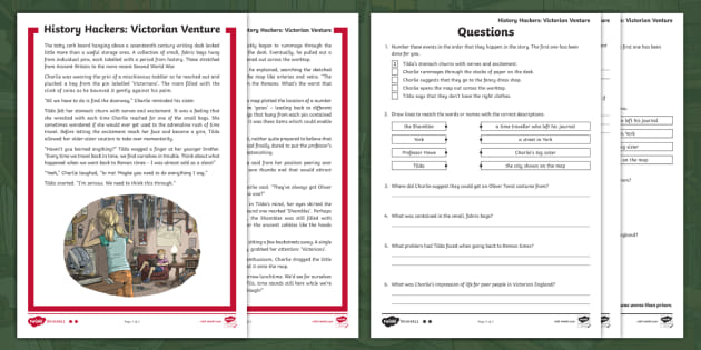 KS2 Victorians Fiction Story Differentiated Reading