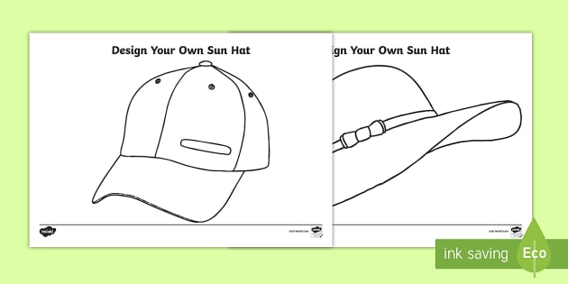 HOT Hat Template Make Your Own Fitted Hat Design Your Own