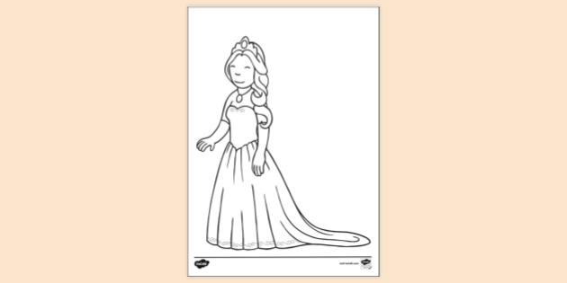  Collections Coloring Sheet Of Princess  Latest Free