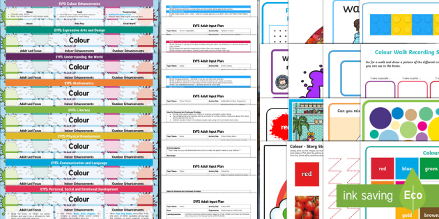 Eyfs Colour Lesson Plan Enhancement Ideas And Resources Pack 1570
