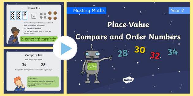 Year 2 Compare And Order Numbers Place Value Maths Mastery Powerpoint Year 2 Compare And Order Numbers Place Value Maths Mastery Powerpoint