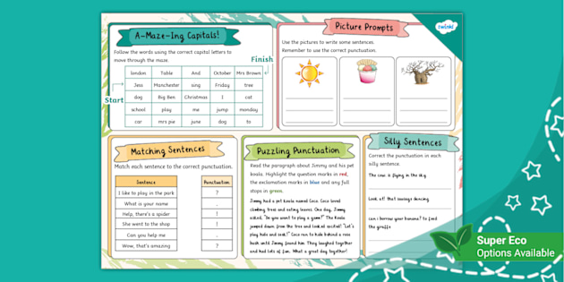 Year 1 Punctuation Parent Guide and Activity Ideas - Twinkl Guides