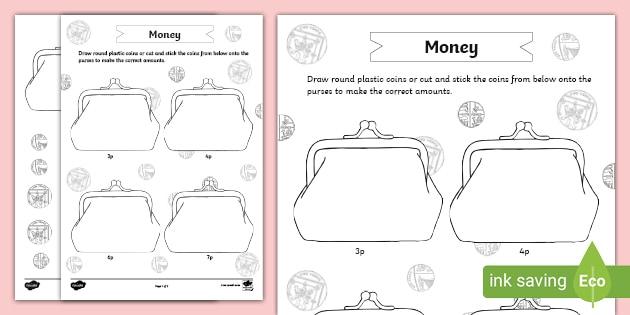 money worksheet teacher made