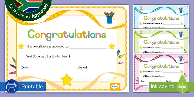 End Of Year Certificates Printables Awards Printable Certificates