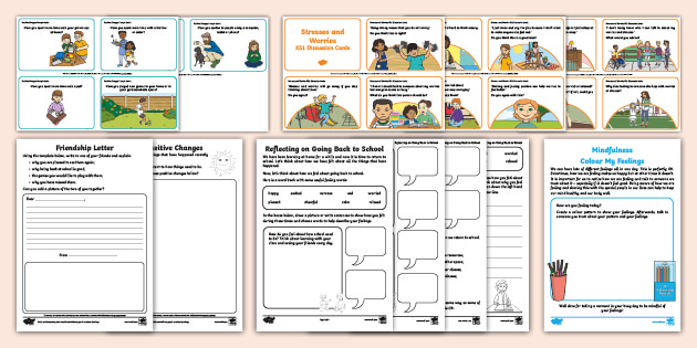 KS1 Back to School Wellbeing Pack (teacher made)