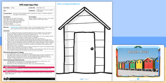 Download Shape Beach Huts EYFS Adult Input Plan and Resource Pack ...