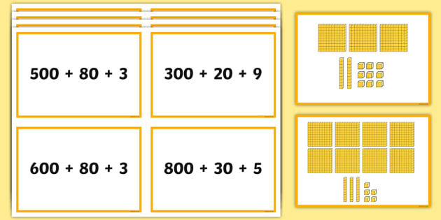 three-digit-numbers-expanded-form-matching-cards