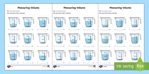 year 2 measuring capacityvolume differentiated worksheets