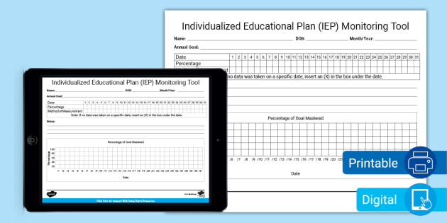 iep progress monitoring