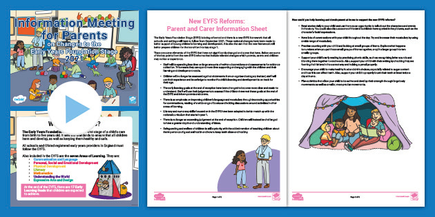 eyfs powerpoint presentation new parents