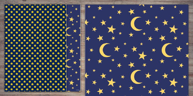 Stars Pattern Wrapping Paper (teacher made)