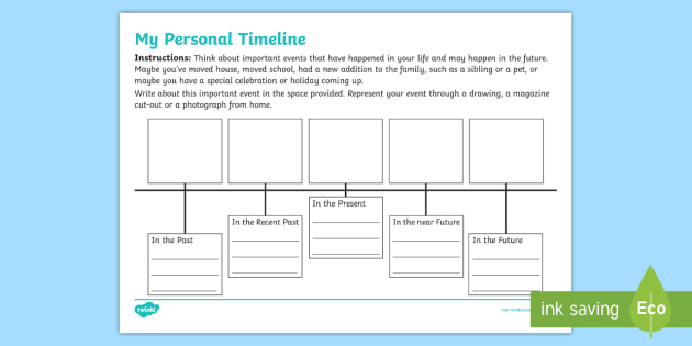 My Personal Timeline Worksheet