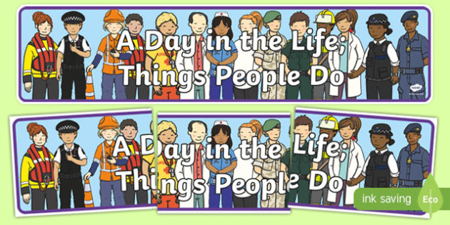 A Day in the Life Display Banner