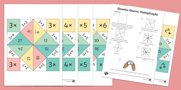 JOGO QUANTOS QUERES DA TABUADA  Tabuada, Jogos ludicos de matematica, Jogos  de multiplicação