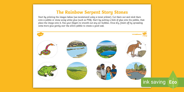 The Rainbow Serpent Story Stones - Prep HASS (teacher made)