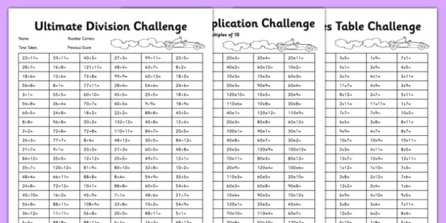 Ultimate Multiplication And Division Worksheet Pack - Twinkl