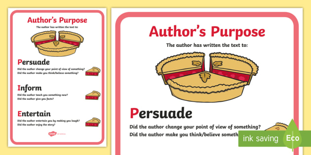 5 Author's Purpose Activities to Learn Persuade, Inform