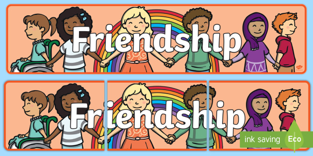 Friendship Display Banner - Friendship Recipe Display Banner - Friendship