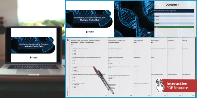 AQA Inheritance, Variation and Evolution Quiz Revision Pack