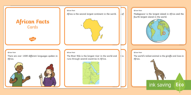 facts about africa for children's homework