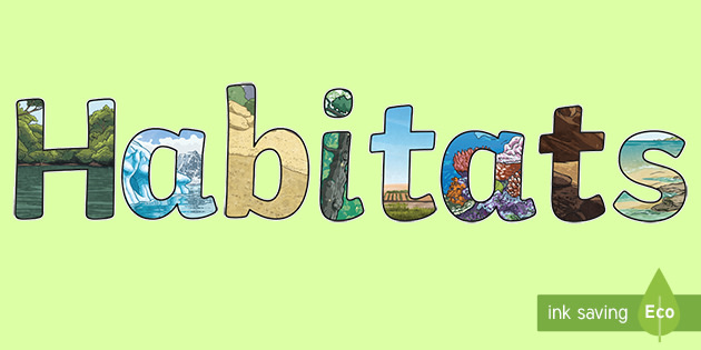 Habitat Lettering