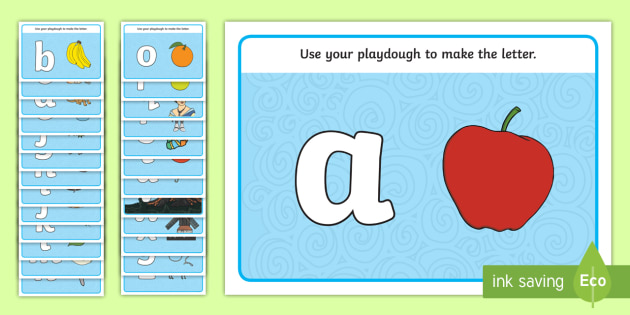 Free Alphabet Playdough Mats Cursive Teacher Made