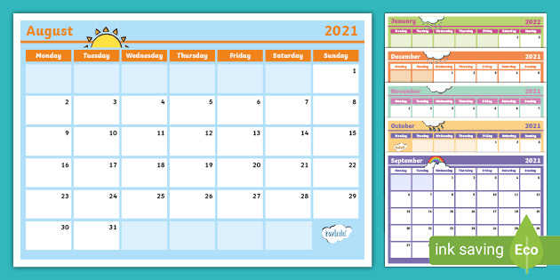 2021 2022 Academic Year Calendar