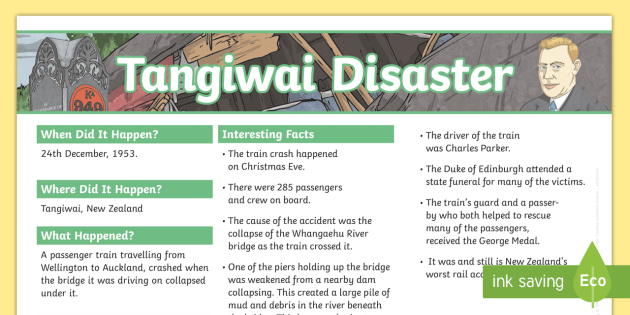 Tangiwai Disaster Fact File
