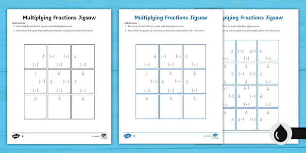 Multiplying Fractions Puzzle