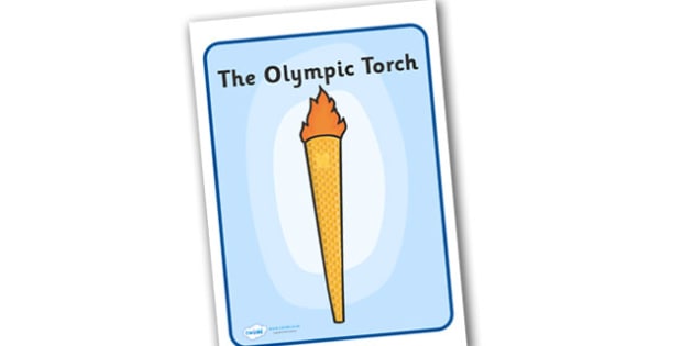 FREE! - Olympic Torch Display Poster (teacher made)