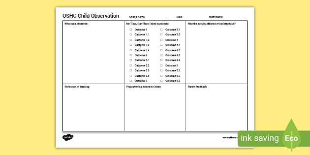 oshc-child-observation-sheet