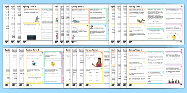 ks2 grammar punctuation spelling y6 spag revision