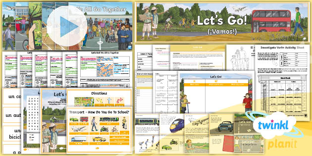 👉 PlanIt Year 4 Spanish Lesson Plans Pack: Let's Go!